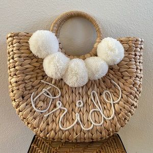 Bride Straw Purse